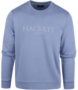 Hackett Sweater Trui Logo Blauw