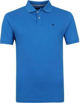 Hackett T-shirt Polo French Blauw