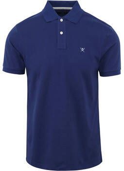 Hackett T-shirt Polo Kobaltblauw