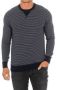 Hackett Navy-Wit Langarmig Jersey Blue Heren - Thumbnail 1
