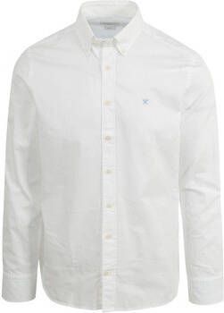 Hackett Overhemd Lange Mouw Overhemd Oxford Wit