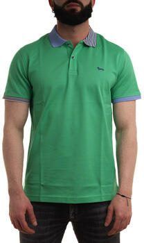 Harmont & Blaine Groene Katoenen Polo Lente Zomer Collectie Green Heren
