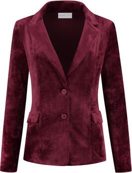 Helena Hart Blazer 7425Uni Blazer Velour Midi Uni Wine