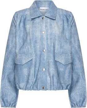 Helena Hart Blazer 7744 bomber Judy Lano twill Blauw