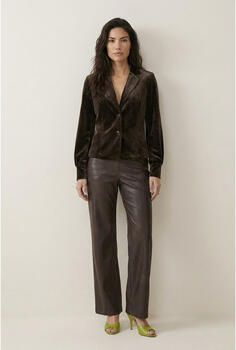 Helena Hart Blazer 7870 Blazer Lora Velour Choco