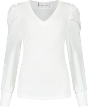 Helena Hart T-Shirt Lange Mouw Top Yara L.m Transfer Wit 7485