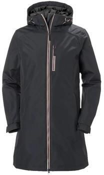 Helly Hansen Lange Belfast Jas Waterdicht Elegant Stijlvol Gray Dames