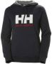 Helly Hansen Hh Logo Hoodie Black Dames - Thumbnail 1