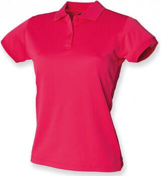 Henbury Polo Shirt Korte Mouw Polo femme Cool Plus