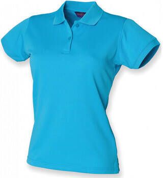 Henbury Polo Shirt Korte Mouw Polo femme Cool Plus
