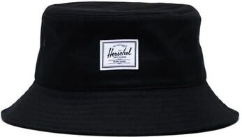 Herschel Zwarte Bucket Hoed Visser Stijl Black Unisex