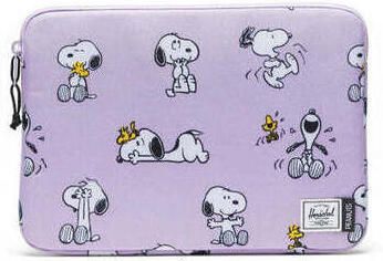 Herschel Laptoptas Anchor 14" Inch Sleeve Snoopy and Woodstock Pastel Lilac