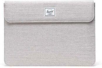 Herschel Laptoptas Spokane 13 Inch Sleeve Light Grey Crosshatch