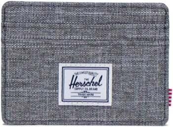 Herschel Portemonnee Charlie Eco Wallet Raven Crosshatch