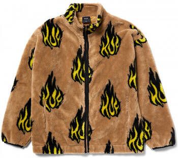 HUF Sweater Sweat flamin zip sherpa fleece