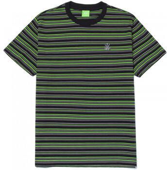 HUF T-shirt crown stripe ss knit top