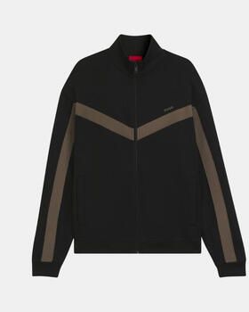 HUGO Regular fit sweatjack met band van chevron model 'DARTI' - Foto 3