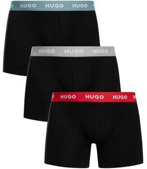 HUGO skinny fit trunks van katoenmix in set van 3 - Foto 3