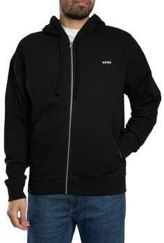 HUGO Relaxed fit sweatjack van puur katoen model 'DAPOZIP' - Foto 3
