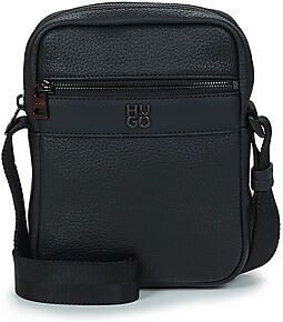 HUGO Handtas met labelapplicatie model 'Quantic'