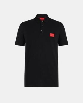 HUGO Regular fit poloshirt met labelpatch model 'Dereso' - Foto 2