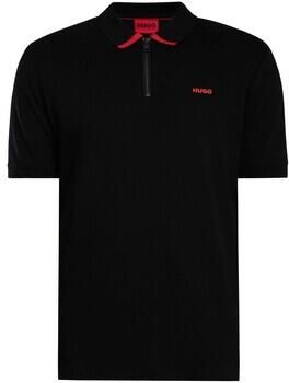 HUGO Polo Shirt Korte Mouw Dalomino Zip Polo Shirt