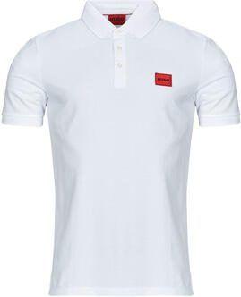 HUGO Regular fit poloshirt met labelpatch model 'Dereso'