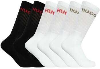 HUGO Socks 6-pack logo kwartsokken