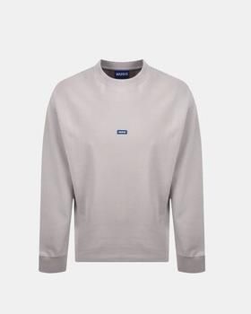 HUGO Blue regular fit sweatshirt van puur katoen model 'Nedro' - Foto 3