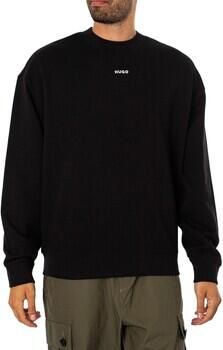 HUGO Oversized sweatshirt met labelprint model 'Dapocrew' - Foto 3