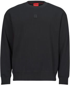 Hugo Boss Logo Sweatshirt Casual Katoen Ronde Hals Black Heren