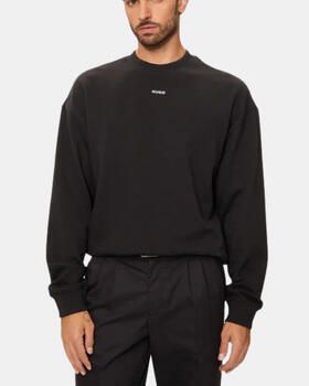 HUGO Oversized sweatshirt met labelprint model 'Dapocrew' - Foto 4