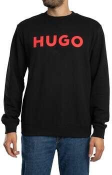 HUGO Sweatshirt met labeldetail model 'Dem' - Foto 3