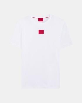 Hugo Boss Witte T-shirt Regular Fit Jersey White Heren - Foto 5
