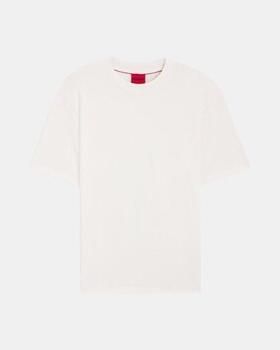 HUGO Heren Polo's & T-shirts Dapolino 10248326 Gebroken Wit - Foto 4