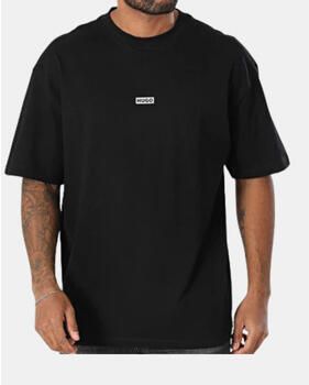 HUGO Blue T-shirt Nalono met logoprint oversized look met backprint - Foto 7