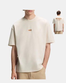 HUGO Blue oversized t-shirts van pure katoen model 'Nalono' - Foto 2