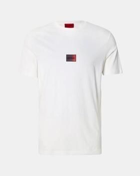 HUGO Regular fit T-shirt van puur katoen model 'DANOTIE' - Foto 3