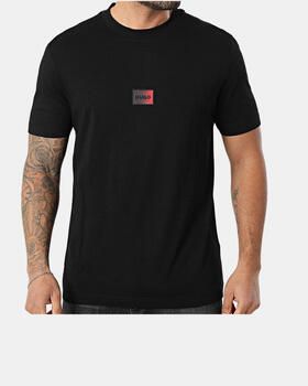 HUGO Regular fit T-shirt van puur katoen model 'DANOTIE' - Foto 3