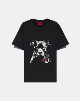 HUGO Regular fit T-shirt van puur katoen model 'DUBROX'