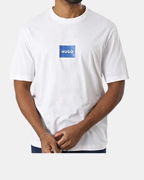 HUGO Blue regular fit T-shirt van puur katoen model 'NAYONIX' - Foto 3