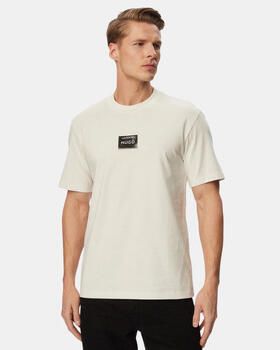 HUGO regular fit T-shirt van puur katoen model 'DUMEON' - Foto 3