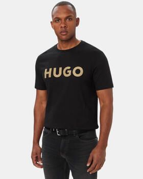 HUGO Regular fit t-shirt van puur katoen model 'Dulivio_U263' - Foto 5