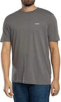 HUGO regular fit T-shirt van puur katoen model 'DERO222' - Foto 4