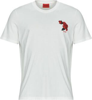 HUGO regular fit T-shirt van puur katoen model 'DIKERD' - Foto 3