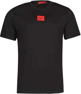 Hugo Boss Zwart T-shirt Regular Fit Jersey Black Heren - Foto 3