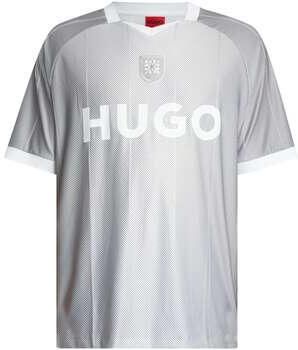 HUGO regular fit T-shirt met labelprint model 'DWILD' - Foto 3
