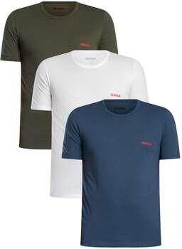 HUGO Regular fit t-shirtset van puur katoen model 'T-SHIRT RN TRIPLET P'