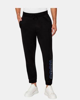 HUGO Blue Sweatbroek Nogtro elastische band regular fit zoom manchetten logo-opdruk