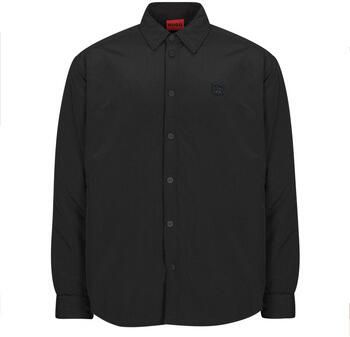 HUGO Regular fit overhemdjack met labelpatch model 'Ellisoe'